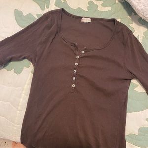 3/4 sleeve top zenana outfitters
